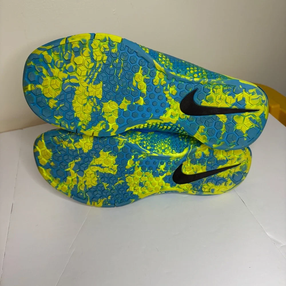 Nike Metcon‎ 2 Women Training Shoes Blue Lagoon Volt Size 10